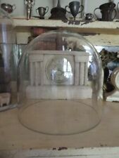 AMAZING OLD Vintage Large PYREX GLASS DOME Display CLOCHE Thick Heavy picture
