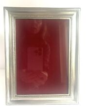 MATCH PEWTER PICTURE FRAME Size Large For  5 X 7 Photo - ITALY picture