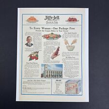 Vintage 1917 Jiffy-Jell Print Ad The Modern Priscilla Magazine Full Page Color picture