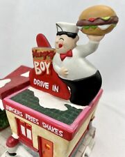 Hungry Boy Drive In Big Burger Fries Shakes Christmas Snow Village Restaurant picture
