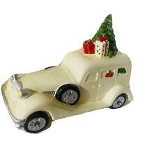 Vtg 1984 Christmas Wind up Musical Rolls Royce Ebeling & Reuss Ceramic Car picture