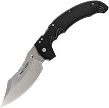 Cold Steel Mayhem Folding Knife Black G10 Handle AUS10-A Cleaver Plain FL-60DPLM picture