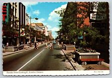 Postcard Canada Ontario London Dundas Street looking east  c1984  2B picture