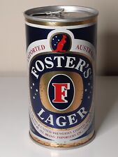 Foster's Lager Large Seam 25 oz. Top-Opened Collectible Stay Tab Beer Can picture