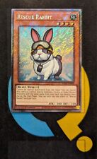 RA02-EN008 Rescue Rabbit Platinum Secret Rare 1st Ed YuGiOh picture