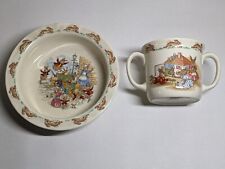 1936 Vintage Royal Doulton Bunnykins Cup and Bowl picture