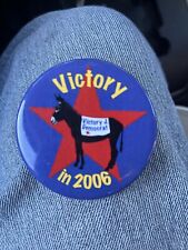 Democratic Victory In 2006  Pin Donkey In Good Condition picture