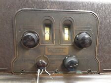 ANTIQUE SILVER MARSHALL MFG TUBE RADIO VERY RARE Model 740 picture