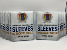 Beckett Shield Soft Penny Card Sleeves 10 Packs of 100 Sleeves for Standard Card picture
