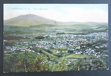 Birdseye View Claremont NH Posted DB Postcard picture