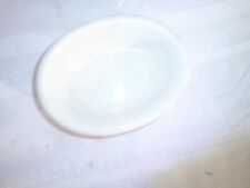 VINTAGE OVAL PORCELAIN SOAP DISH STONEWARE LOOK CHARACTER AGE LOOK picture