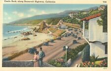 Postcard 1940s California Castle Rock Roosevelt Highway Tichnor 24-4978 picture