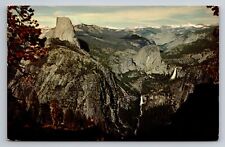 The High Sierra From Glacier Point Yosemite National Park California Posted 1971 picture