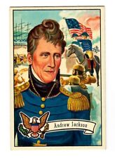 1952 Bowman U.S. Presidents Andrew Jackson Collector Series Card #10 picture