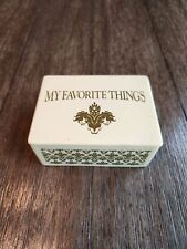 The Sound Of Music 45th Anniv. Music Box “My Favorite Things”. Collectible Works picture
