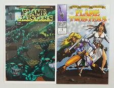 Flame Twisters #1-2 VF/NM complete series - sword & sorcery bad girl comics set picture