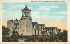 San Antonio TX Texas, Mission San Jose, Second Mission, Vintage Postcard picture