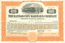 Kansas City Railways - Stock Certificate - Railroad Stocks picture