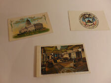 Utah State Capitol postcard SET 12 book Deseret Book Co RARE SET 1900's ORIGINAL picture