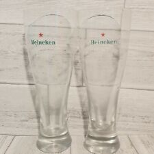 Heineken Pilsner Beer Glasses 8.75