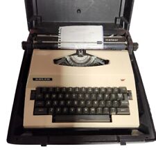 Adler Meteor Electric Typewriter w/ Case Manual and Cord 1970s For Parts Holland picture
