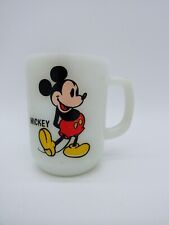 Vintage Disney Mickey Mouse Milk Glass Mug Pepsi Collection picture