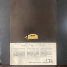 Vintage 1966 GT&E General Telephone & Electronics Ad Advertisement picture