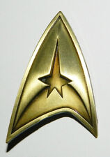 Star Trek Original TV Series Command Logo Brass Toned Badge Metal Pin NEW UNUSED picture