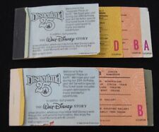 Disneyland Vintage 25th Amusement Park Tickets picture