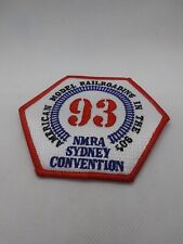 1993 American Model Railroading In The 90's NMRA Sydney Convention Patch picture