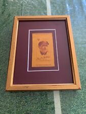 1909-10 Old Mill Cigarettes Tobacco Silk George Wiltse NY Giants Framed RARE picture