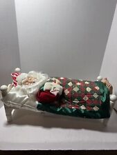 Vintage 1994 Telco Animated/Electronic/Snoring/Whistling Sleeping Santa Works picture