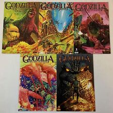 IDW Comics GODZILLA HERE THERE BE DRAGONS #1 2 3 4 5 ~ FULL SET ~only minor wear picture