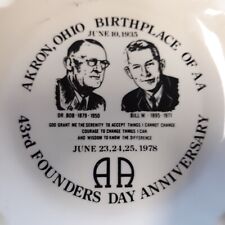 Alcoholics anonymous  43rd Founders Day Anniversary  1978 Ashtray picture