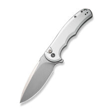 Civivi Button Lock Praxis Folding Knife Silver Alum Handle Nitro-V C18026E-2 picture