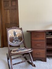 1776 of the 1976 BICENTENNIAL CELEBRATION CHAIR ANTIQUE ROCKING CHAIR HEIRLOOM picture