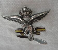 Spanish? Royal Air Force Silver Enameled Metal (No pin on back) Rare picture