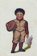 YOUNG BOY WITH FOOTBALL ~ UDB 1901-1907 era - In Uniform - Ready to Play picture