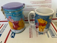 Winnie the Pooh Mug Star Light Catch Shooting Star with Sweet Dreams Tin picture