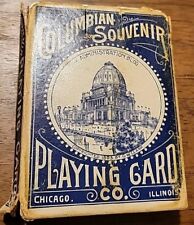 1893 Columbian Exhibition Chicago, ILL Souvenir Playing Cards Complete picture