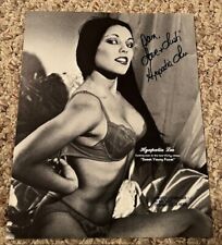 Adult Film Star HYAPATIA LEE Sweet Young Foxes Autographed Signed Vintage Photo picture
