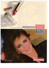 Maybelline Smart Beautiful Moisture Whip Lipstick Vintage 1988 Print Ad picture