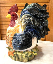 Jay Import Fancy ROOSTER, CHICKEN  Ceramic Cookie Jar With Lid picture