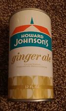 RARE Vintage Howard Johnson GINGER ALE Pop Can Steel Tab Top 12 Oz Boston MA picture