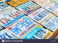REAL LICENSE PLATES SEVERAL STATES SINGLE PAIRS COLLECTORS ARTISTS MANCAVE DECOR picture