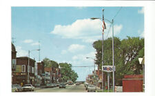 Phillips WI Postcard Wisconsin Lake Duroy Street Scene picture