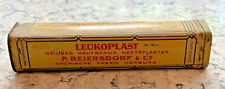 Antique German Leukoplast Plaster Tin P. Beiersdorf & Co. - Hamburg, German Text picture