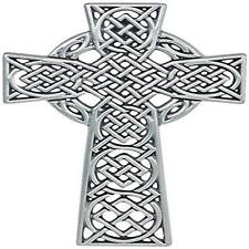 Cathedral Art (Abbey & CA Gift Celtic Knot Wall Cross, 4-1/2-Inch, Silver, Large picture
