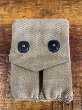 WW1 US M1918 1911 Double Magazine Pouch by Russell Canvas pouch GI surplus. (#2) picture