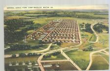 Camp Wheeler Macon Georgia WWII 1942 Postcard Aerial View Infantry Military Base picture